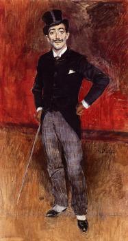 喬瓦尼 波爾蒂尼 Portrait of the Comte de Rasty 喬瓦尼 波爾蒂尼 Portrait of the Comte de Rasty